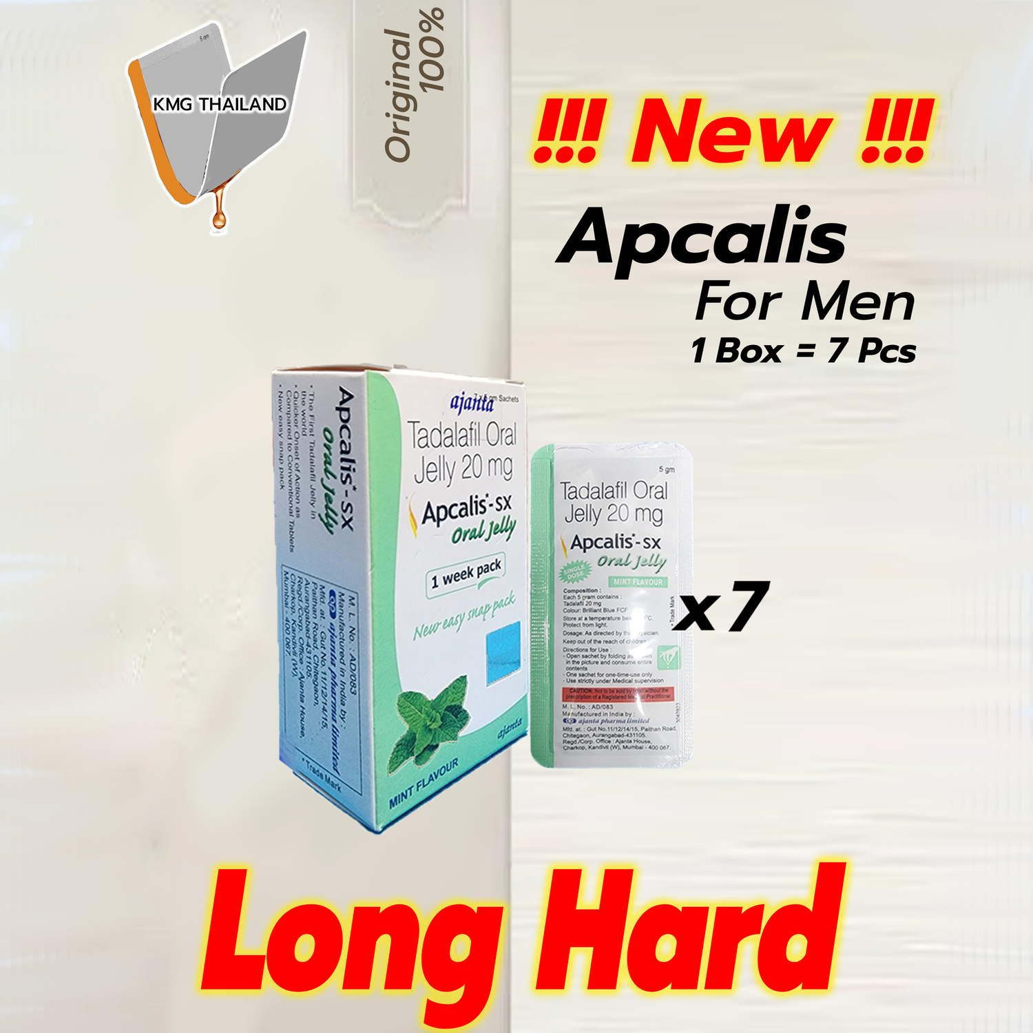 Apcalis with BOX Package Mint Flavour 7pcs./Box