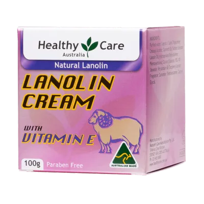 Healthy Care Lanolin Cream with Vitamin E 100g