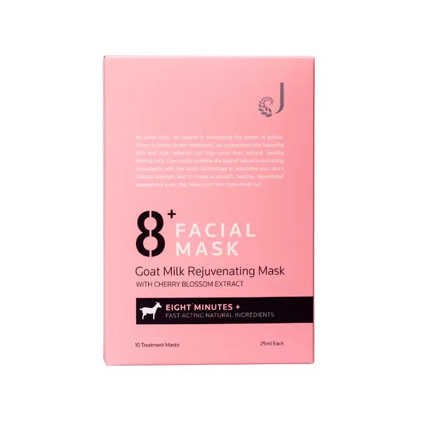 Jema Rose Mask-Goat Milk Rejuvenating (10 Masks)