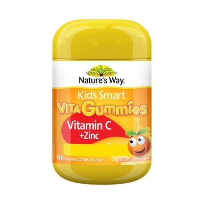 Nature&#39;s Way Kids Smart Vitamin C+Zinc (60 Pastilles)