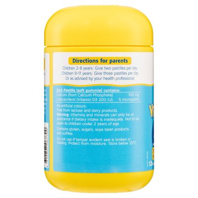 Nature&#39;s Way Calcium + Vitamin D (120 Pastilles)