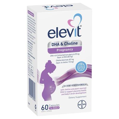 Elevit DHA &amp; Choline Pregnancy (60 Capsules)