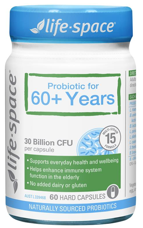 Life Space Probiotic for 60+ Years (60 Capsules)