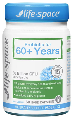 Life Space Probiotic for 60+ Years 60 Caps