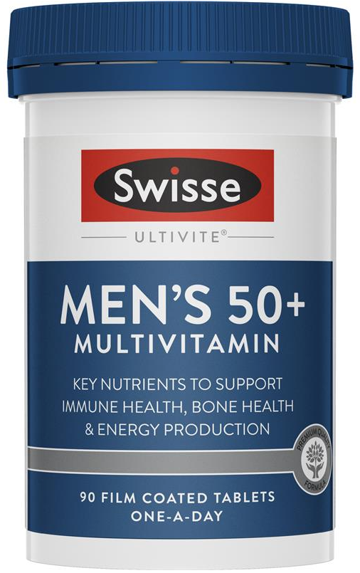 Swisse Men&#39;s 50+ Multivitamin (90 Tablets)