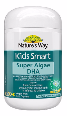 Nature&#39;s Way Kids Smart Super Algae DHA (60 Capsules)
