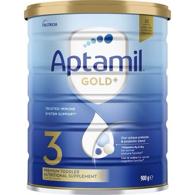 Aptamil Gold+ 3 Toddler Milk Formula From 1+ Year (900g)