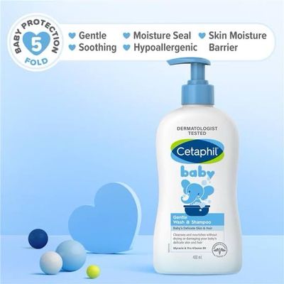 Cetaphil Baby Gentle Wash and Shampoo (400ml)