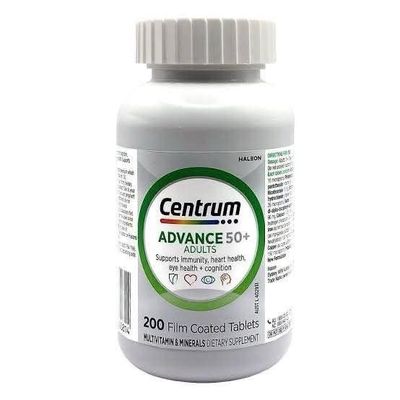 Centrum Advance 50+ Adults Multivitamin (200 Tablets)