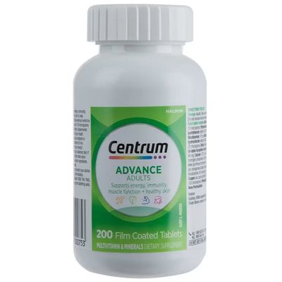 Centrum Advance Adults Multivitamin (200 Tablets)