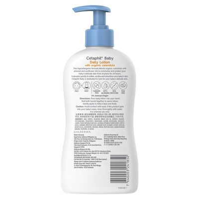 Cetaphil Organic Baby Calendula Daily Lotion (400ml)