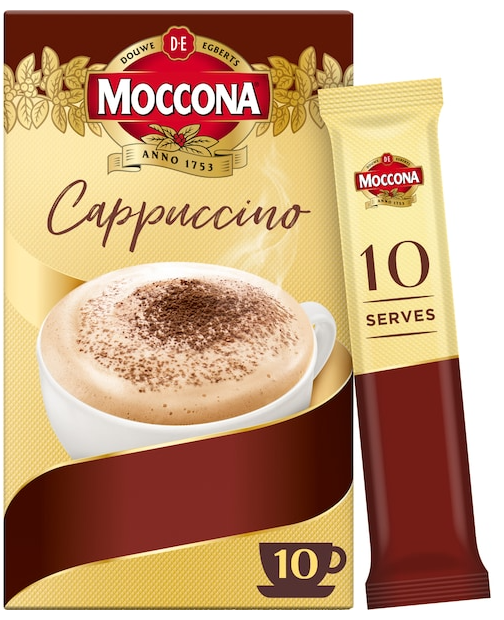 Moccona Coffee Cappuccino (10 Sachets)