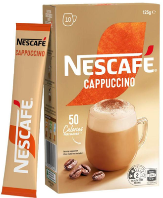 Nescafe Coffee Cappuccino (10 Sachets)