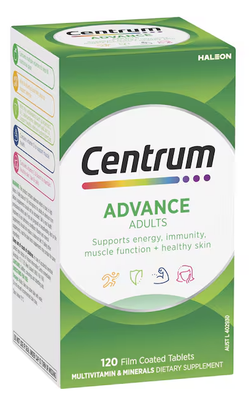 Centrum Advance Adults Multivitamin (120 Tablets)