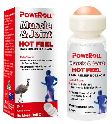 PowerRoll Muscle &amp; Joint Hot Feel Roll-on (50ml)