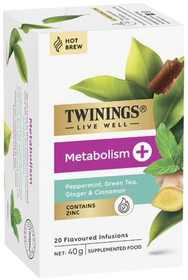 Twinings Live Well - Metabolism (20 Flavoured Infusions) (40g)