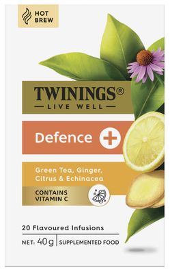 Twinings Live Well - Defence (20 Flavoured Infusions) (40g)