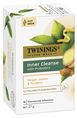 Twinings Live Well - Inner Cleanse with Probiotics (18 Flavoured Infusions) (27g)
