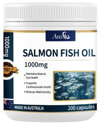 Ausiki Bio Omega 3 Cold Deep-sea Fish Oil 1000mg (200 Capsules) (Exp: 07/2026)