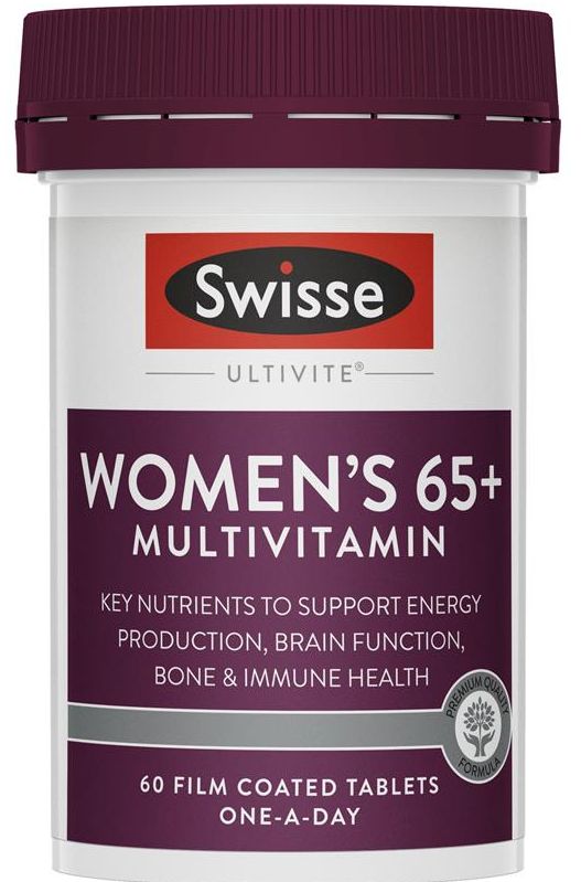 Swisse Ultivite Women's 65+ Multivitamin (60 Tablets)