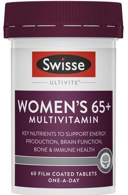 Swisse Ultivite Women's 65+ Multivitamin (60 Tablets)