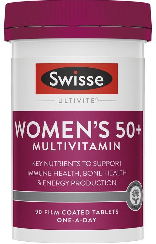 Swisse Ultivite Women's 50+ Multivitamin (90 Tablets) (Exp: 07/2027)
