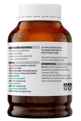 Blackmores Fish Oil 1000 mg Odourless (400 Capsules) (Exp 08/2028)