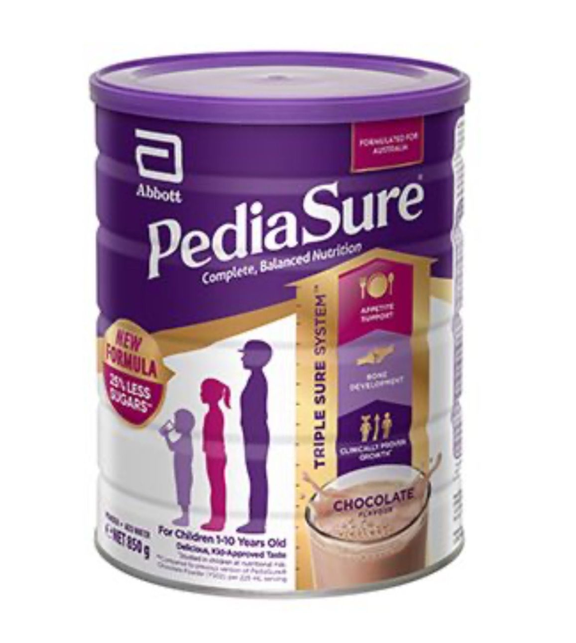 Abbott PediaSure Chocolate Flavour (For Children 1-10 Years) (850g)