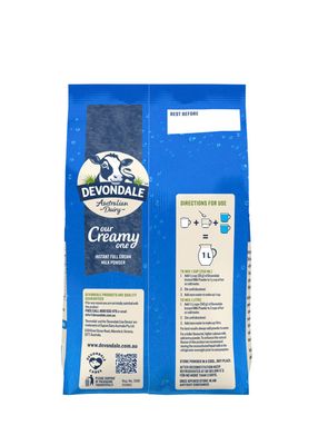 Devondale Instant Milk Powder Full Cream (1kg)