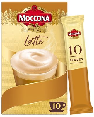 Moccona Coffee Latte (10 Sachets)