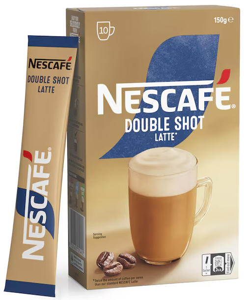 Nescafe Coffee Double Shot Latte (10 Sachets)