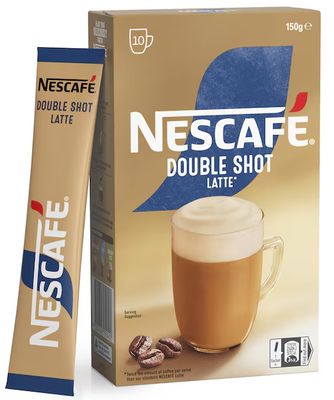 Nescafe Coffee Double Shot Latte (10 Sachets)