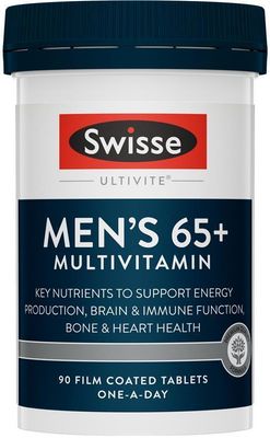 Swisse Ultivite Men's 65+ Multivitamin (60 Tablets)