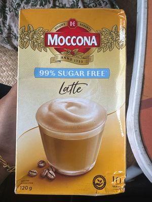 Moccona 99% Sugar Free Latte (10 Sachets)