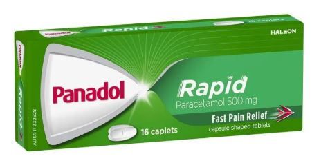 Panadol Rapid Paracetamol Pain Relief (16 Caplets) (Exp: 08/2028)