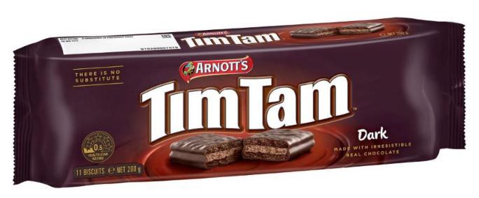 Arnotts Tim Tam Classic Dark Chocolate 200g (Exp: 22/09/2026)