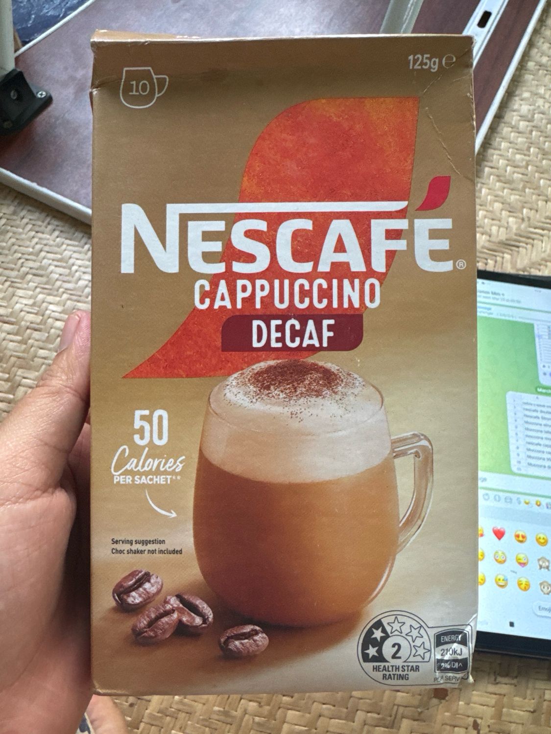 Nescafe cappuccino Decaf