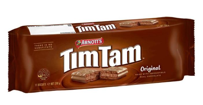 Arnotts Tim Tam Chocolate Biscuits Original 200g