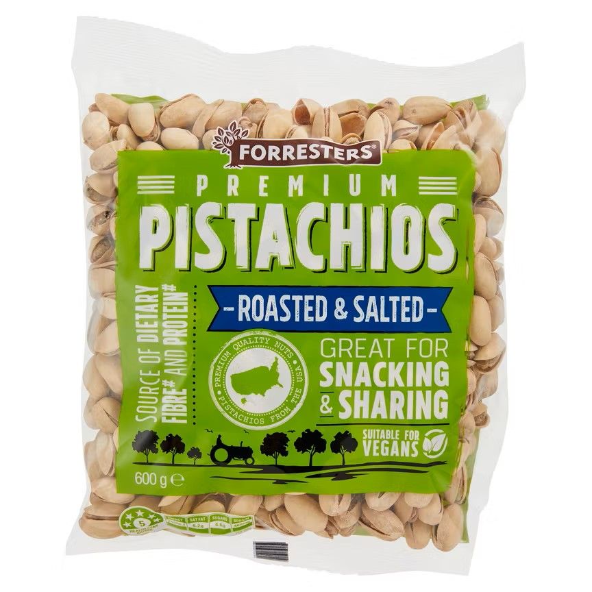 Forresters Pistachios (Roasted &amp; Salted) (600g) (Exp: 01/2027)