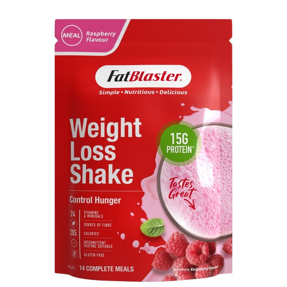 FatBlaster Weight Loss Shake (Raspberry Flavour) (14 complete meal) (Exp: 11/2027)