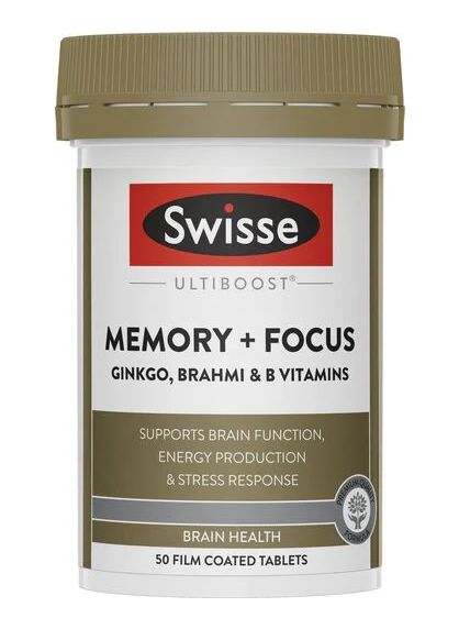 Swisse Memory + Focus (50 tablets) (Exp: 09/2028)