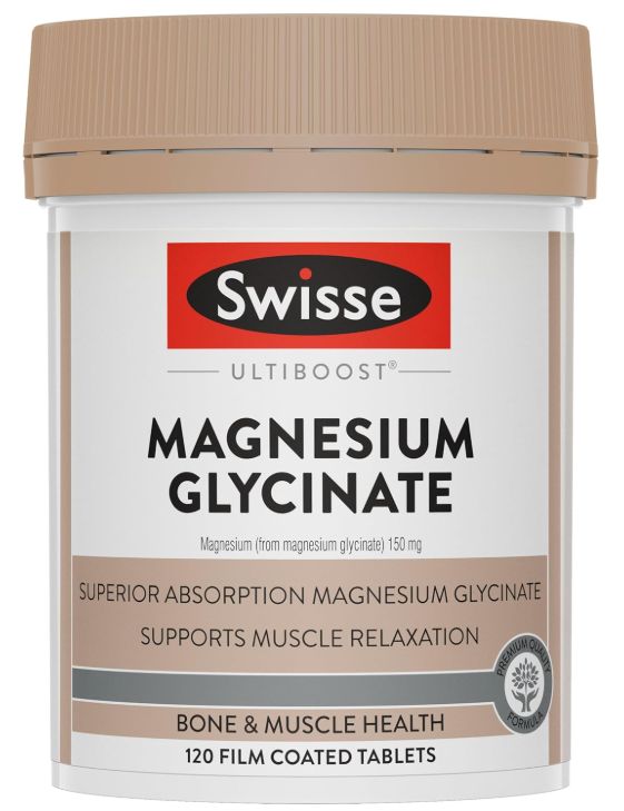 Swisse Ultiboost Magnesium Glycinate (120 Tablets) (Exp: 03/2028)