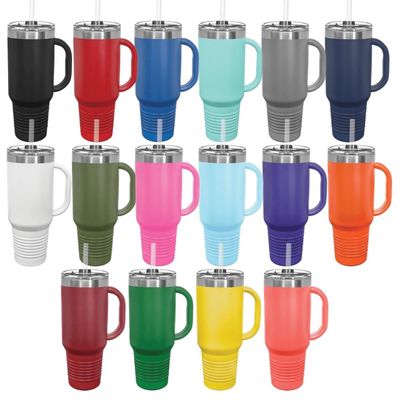 40 oz Polar Camel Travel Mug with Handle