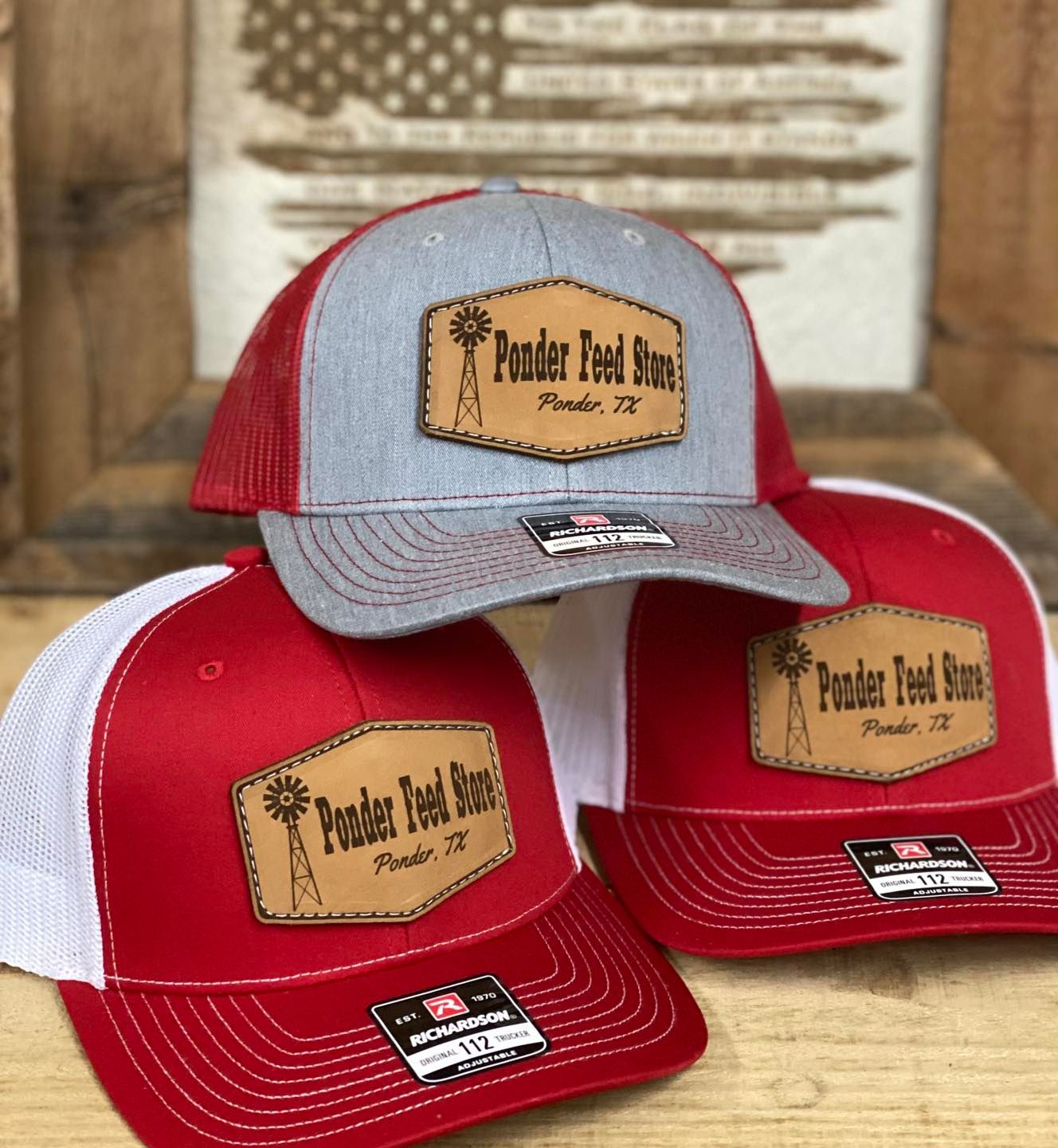 Leather Patch Hats