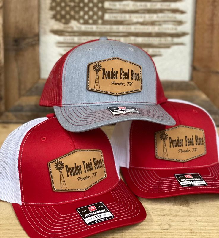 Leather Patch Hats