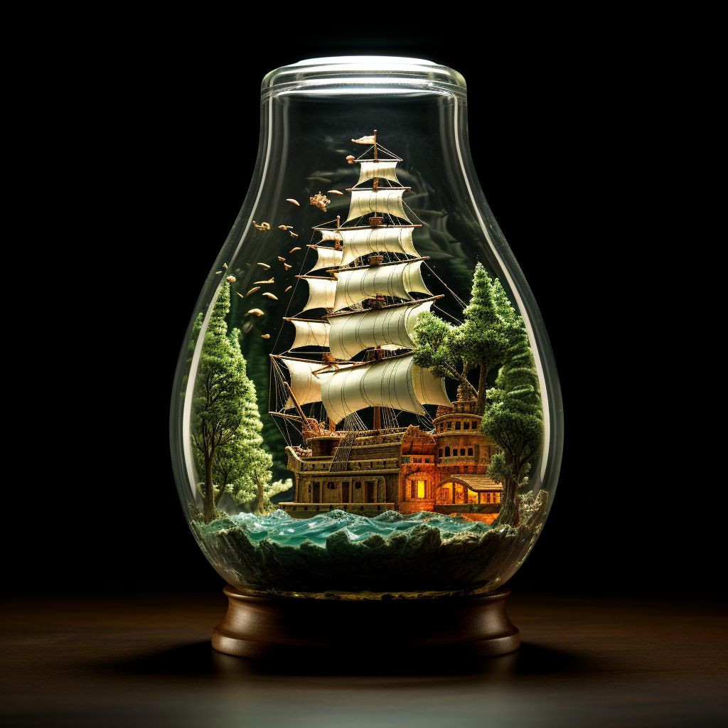 Ship in the Bottle #9