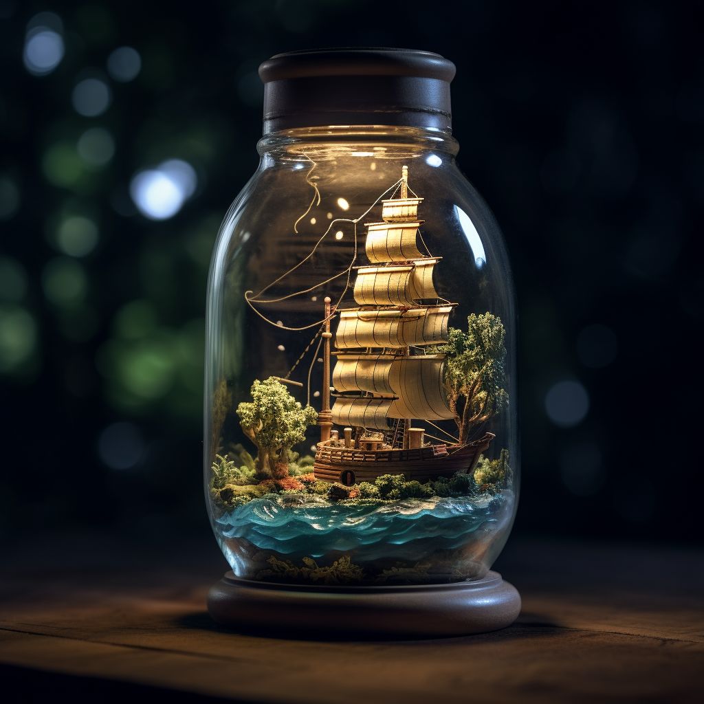 Ship in the Bottle #13