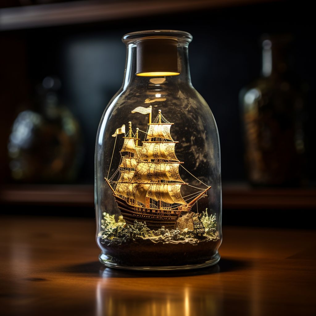 Ship in the Bottle #12