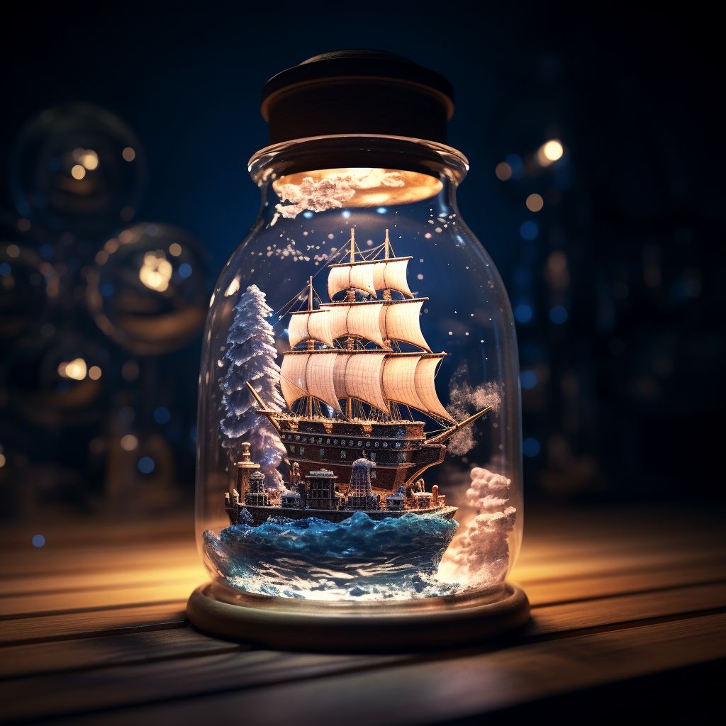 Ship in the Bottle #26