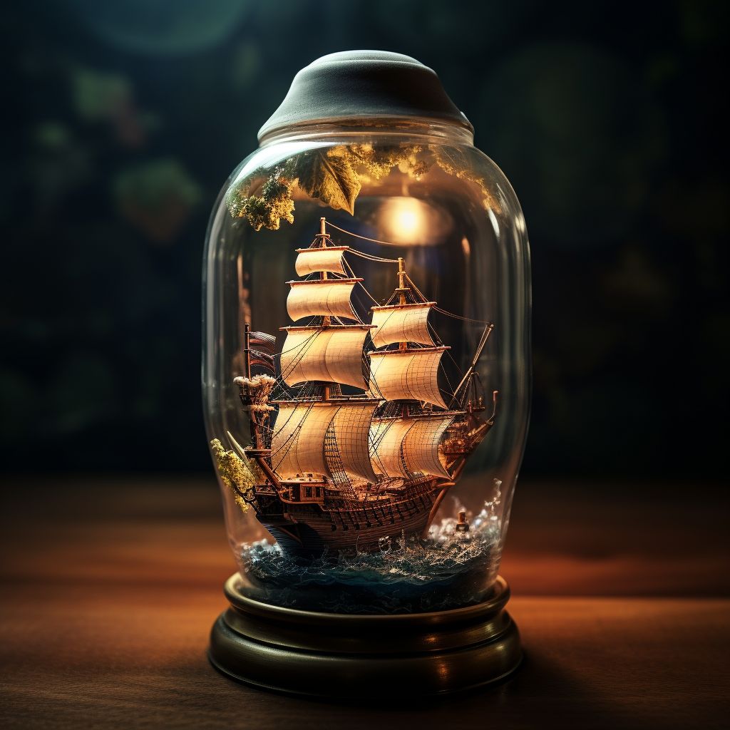 Ship in the Bottle #25